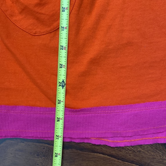 Bright coloured babydoll style top/dress in size L - Picture 9 of 10